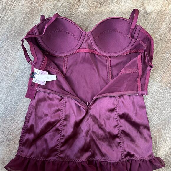 NWT Y2K Victorias Secret Sexy Little Things Red Lingerie Slip - Picture 6 of 8